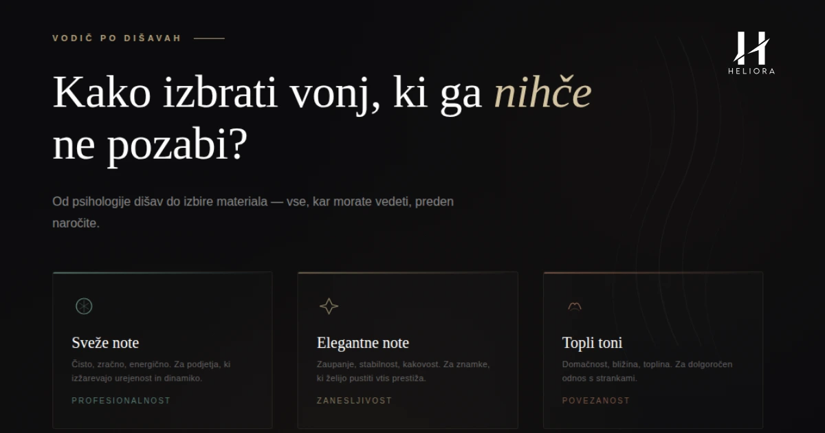 Kako izbrati pravi vonj za reklamne osvežilce v letu 2026?